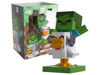 MINECRAFT - Chicken Jockey - Figurine Youtooz 12cm 