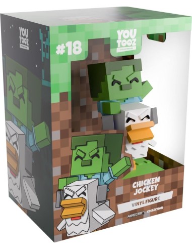 MINECRAFT - Chicken Jockey - Figurine Youtooz 12cm 
