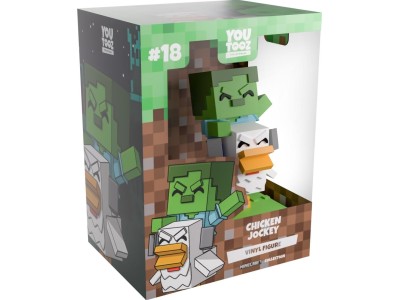 MINECRAFT - Chicken Jockey - Figurine Youtooz 12cm 
