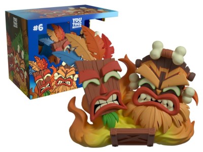 CRASH BANDICOOT - Aku Aku & Uka Uka - Figurine Youtooz 9cm 