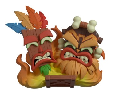 CRASH BANDICOOT - Aku Aku & Uka Uka - Figurine Youtooz 9cm 