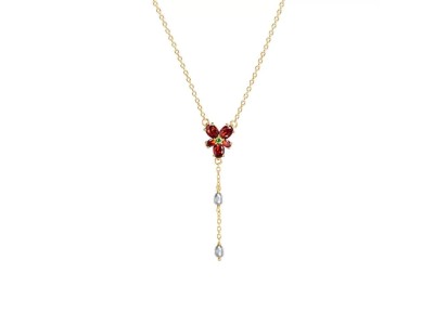 HARRY POTTER - Collier Cristal Rouge d'Hermione 