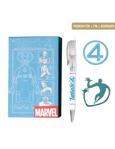 MARVEL - Les 4 Fantastiques - Set Stylo à Bille 
