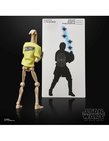 STAR WARS -B1 Battle Droid "May the 4th be.."  -Fig. Black Series 15cm 