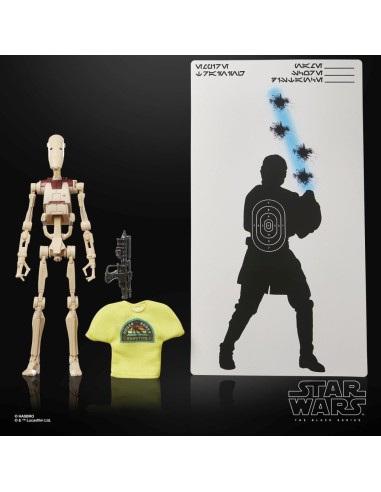 STAR WARS -B1 Battle Droid "May the 4th be.."  -Fig. Black Series 15cm 