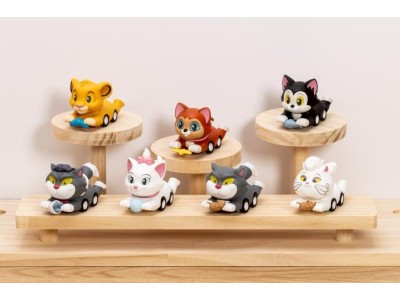 DISNEY - Cats Pounce & Go Series - Set 6 Figurine 8cm 