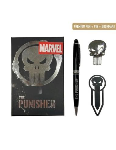 MARVEL - Punisher - Set Stylo à Bille 