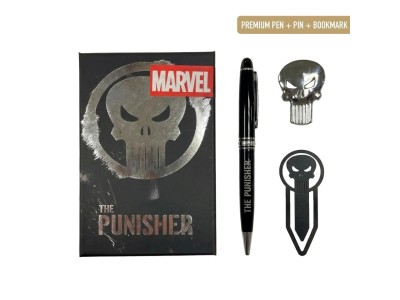 MARVEL - Punisher - Set Stylo à Bille 
