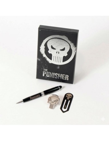 MARVEL - Punisher - Set Stylo à Bille 