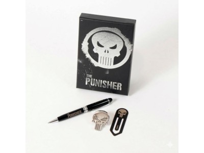 MARVEL - Punisher - Set Stylo à Bille 