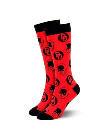 MARVEL - Daredevil - Pack de 3 Paires de Chaussettes (Taille 38-45) 