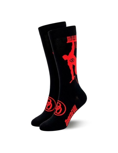 MARVEL - Daredevil - Pack de 3 Paires de Chaussettes (Taille 38-45) 