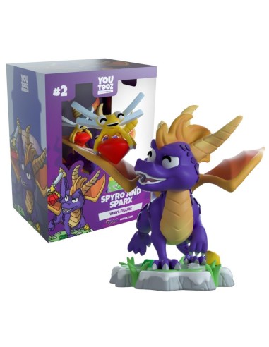 SPYRO - Spyro and Sparx - Figurine Youtooz 9cm 