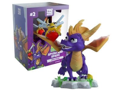 SPYRO - Spyro and Sparx - Figurine Youtooz 9cm 