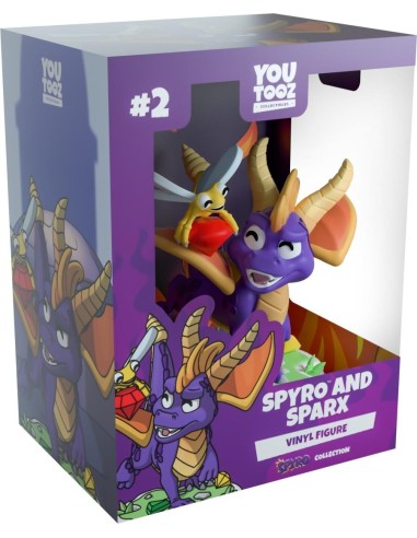 SPYRO - Spyro and Sparx - Figurine Youtooz 9cm 