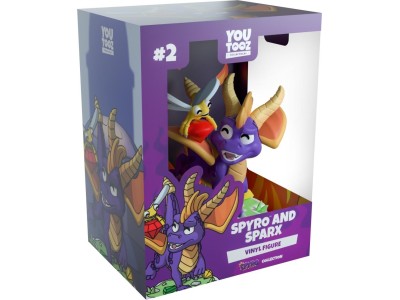SPYRO - Spyro and Sparx - Figurine Youtooz 9cm 