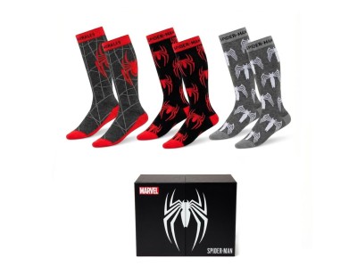 MARVEL - Spider-Man - Pack de 3 Paires de Chaussettes (Taille 38-45) 