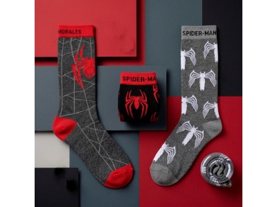 MARVEL - Spider-Man - Pack de 3 Paires de Chaussettes (Taille 38-45) 