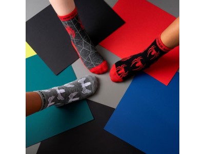 MARVEL - Spider-Man - Pack de 3 Paires de Chaussettes (Taille 38-45) 