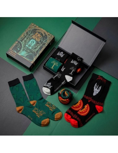 SEIGNEUR DES ANNEAUX - Pack de 3 Paires de Chaussettes (Taille 38-45) 