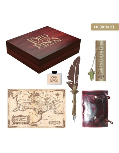 LE SEIGNEUR DES ANNEAUX - Set de Papeterie "Calligraphie" 