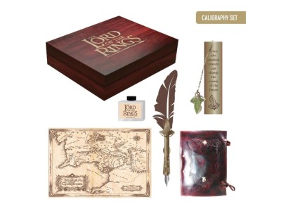 LE SEIGNEUR DES ANNEAUX - Set de Papeterie "Calligraphie" 