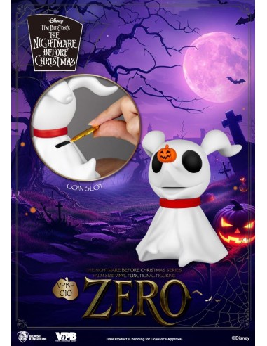 L'ETRANGE NOEL DE MONSIEUR JACK - Zero - Tirelire Vinyl Figure 11.1cm 
