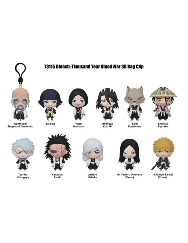 BLEACH TYBW - Series 2 - 3D Foam Bag Clip (Display 24 Pcs) 