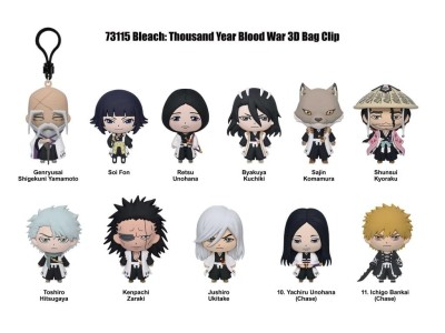 BLEACH TYBW - Series 2 - 3D Foam Bag Clip (Display 24 Pcs) 