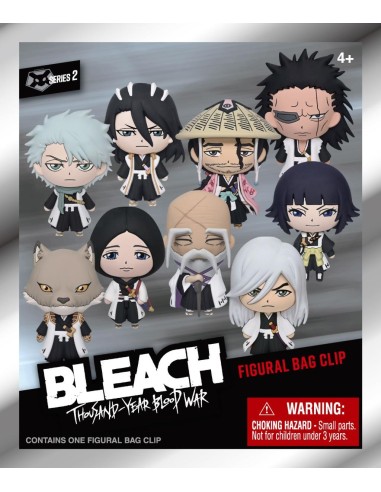 BLEACH TYBW - Series 2 - 3D Foam Bag Clip (Display 24 Pcs) 