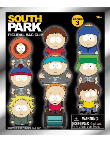SOUTH PARK - Series 3 - 3D Foam Bag Clip (Display 24 Pcs) 