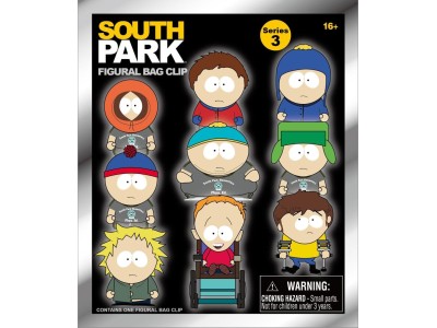 SOUTH PARK - Series 3 - 3D Foam Bag Clip (Display 24 Pcs) 