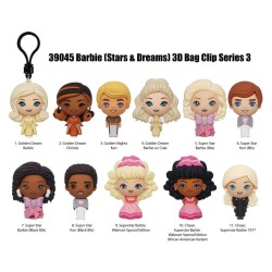 BARBIE - Series 3 - 3D Foam Bag Clip (Display 24 Pcs)  2