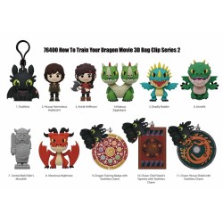 DRAGON - Series 2 - 3D Foam Bag Clip (Display 24 Pcs)  2