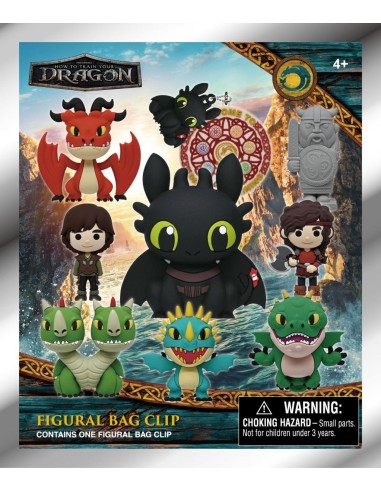 DRAGON - Series 2 - 3D Foam Bag Clip (Display 24 Pcs) 