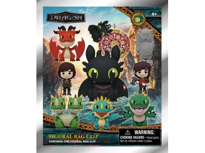 DRAGON - Series 2 - 3D Foam Bag Clip (Display 24 Pcs) 