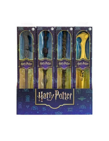 HARRY POTTER - Présentoir 12 Baguettes Role Play 
