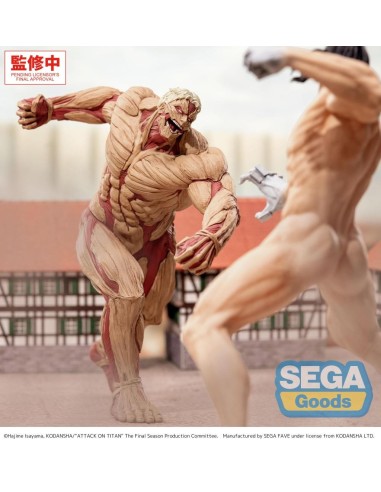 L'ATTAQUE DES TITANS - Reiner "Titan cuirassé" -Figurine GigantiX 25cm 