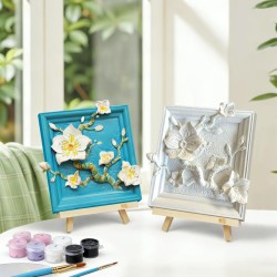 MAGNET DIY - Fleur d'abricotier - Aimant à peindre en 3D DIY  2
