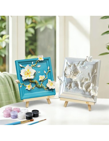 MAGNET DIY - Fleur d'abricotier - Aimant à peindre en 3D DIY 
