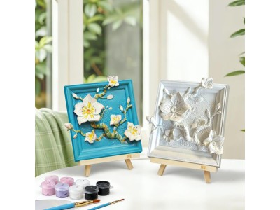 MAGNET DIY - Fleur d'abricotier - Aimant à peindre en 3D DIY 