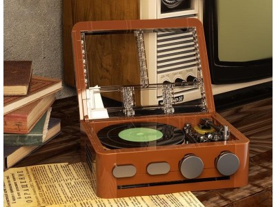 POP SERIES - Kit de Construction - Tourne-disque - 217pc 