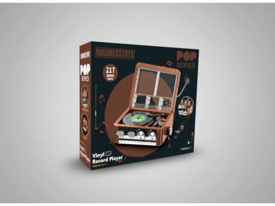 POP SERIES - Kit de Construction - Tourne-disque - 217pc 