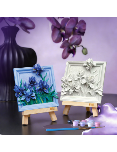MAGNET DIY - Iras Lilas - Aimant à peindre en 3D DIY 