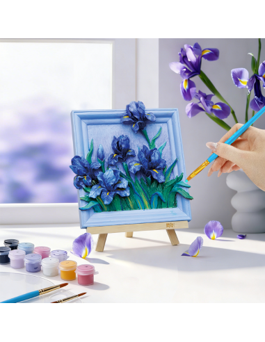 MAGNET DIY - Iras Lilas - Aimant à peindre en 3D DIY 