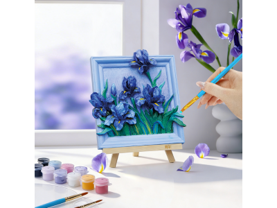 MAGNET DIY - Iras Lilas - Aimant à peindre en 3D DIY 