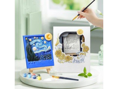 MAGNET DIY - Nuit Etoilée - Aimant à peindre en 3D DIY 