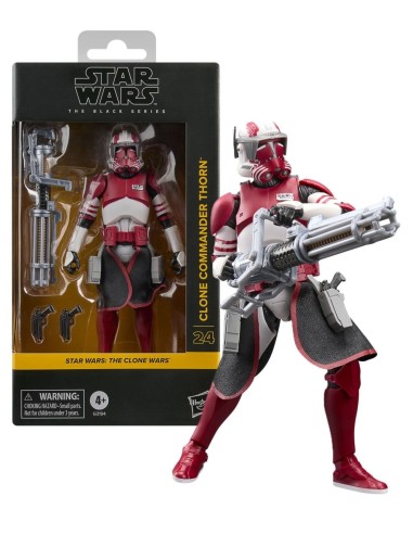 THE CLONE WARS - Commandant Clone Thorn - Figurine Black Series 15cm 