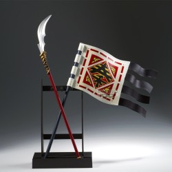KINGDOM -Drapeau de Shin & Glaive de Ohki -Figurine Grandista 2/2 32cm 
