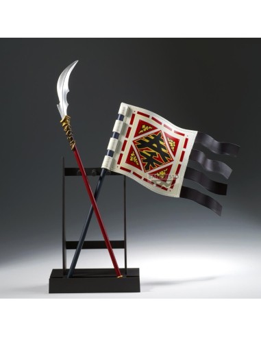 KINGDOM -Drapeau de Shin & Glaive de Ohki -Figurine Grandista 2/2 32cm 